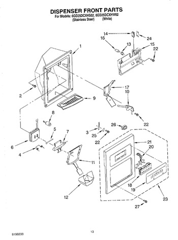 Diagram for 6GD25DCXHW02