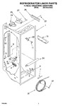 Diagram for 02 - Refrigerator Liner Parts