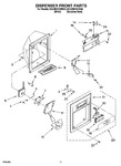 Diagram for 08 - Dispenser Front Parts