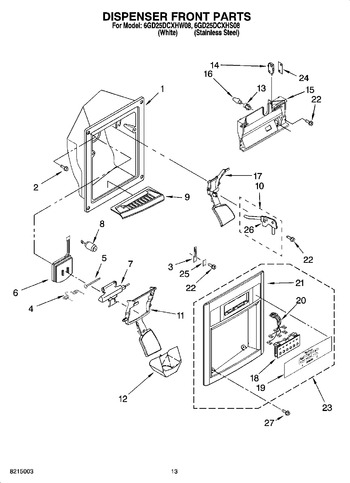 Diagram for 6GD25DCXHS08