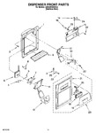 Diagram for 08 - Dispenser Front Parts