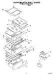 Diagram for 03 - Refrigerator Shelf Parts