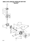 Diagram for 05 - Brake, Clutch, Gearcase, Motor & Pump