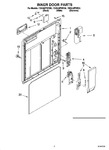 Diagram for 02 - Inner Door Parts