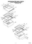 Diagram for 03 - Refrigerator Shelf Parts