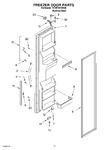 Diagram for 07 - Freezer Door Parts