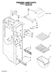 Diagram for 04 - Freezer Liner Parts