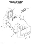 Diagram for 08 - Dispenser Front Parts