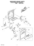 Diagram for 08 - Dispenser Front Parts