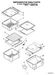 Diagram for 03 - Refrigerator Shelf Parts