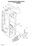 Diagram for 02 - Refrigerator Liner Parts