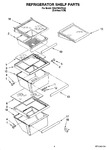 Diagram for 03 - Refrigerator Shelf Parts