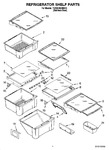 Diagram for 03 - Refrigerator Shelf Parts