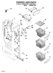 Diagram for 04 - Freezer Liner Parts