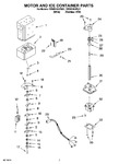 Diagram for 05 - Motor And Ice Container Parts