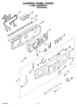 Diagram for 03 - Control Panel Parts