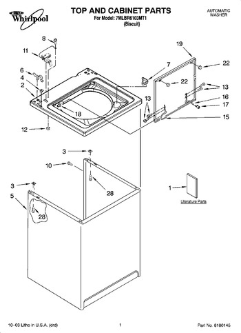 Diagram for 7MLBR6103MT1