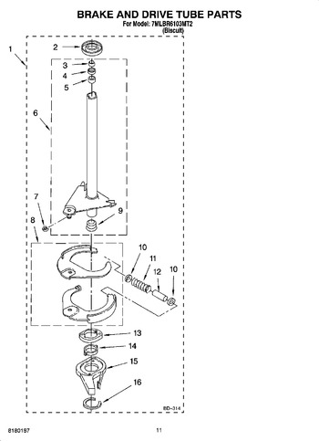 Diagram for 7MLBR6103MT2