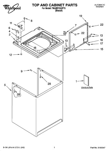 Diagram for 7MLBR7333PT0