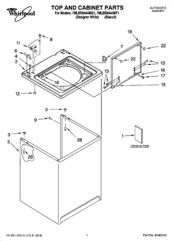 Diagram for 7MLBR8444MT1