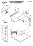 Diagram for 01 - Top And Console Parts