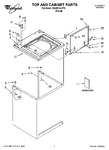 Diagram for 01 - Top And Cabinet Parts