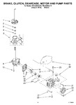 Diagram for 05 - Brake, Clutch, Gearcase, Motor & Pump