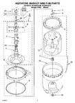 Diagram for 03 - Agitator, Basket And Tub Parts