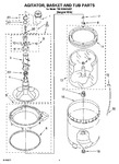 Diagram for 03 - Agitator, Basket And Tub Parts