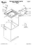 Diagram for 01 - Top And Cabinet Parts