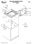 Diagram for 01 - Top And Cabinet Parts