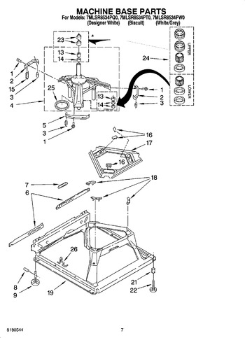 Diagram for 7MLSR8534PW0