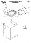 Diagram for 01 - Top And Cabinet Parts