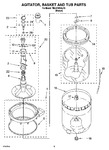 Diagram for 03 - Agitator, Basket And Tub Parts