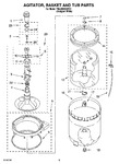 Diagram for 03 - Agitator, Basket And Tub Parts