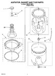 Diagram for 03 - Agitator, Basket And Tub Parts