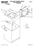 Diagram for 01 - Top And Cabinet Parts