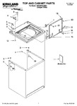 Diagram for 01 - Top And Cabinet Parts