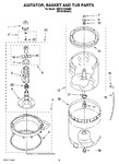 Diagram for 03 - Agitator, Basket And Tub Parts