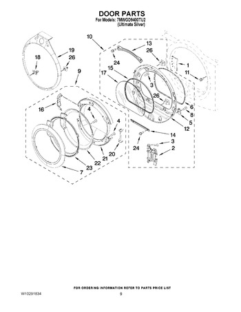 Diagram for 7MWGD9400TU2