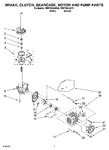 Diagram for 04 - Brake, Clutch, Gearcase, Motor And Pump Parts