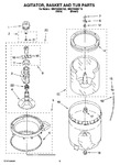 Diagram for 03 - Agitator, Basket And Tub Parts