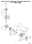 Diagram for 05 - Brake, Clutch, Gearcase, Motor And Pump Parts