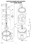 Diagram for 03 - Agitator, Basket And Tub Parts