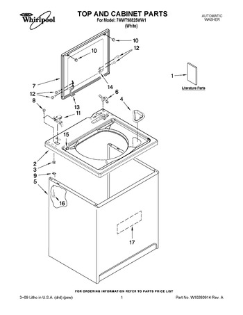 Diagram for 7MWT98825WW1