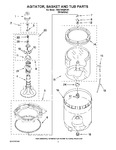 Diagram for 03 - Agitator, Basket And Tub Parts