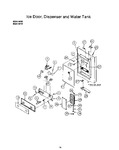 Diagram for 07 - Ice Door, Dispenser And Water Tank