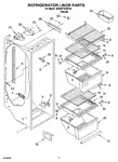 Diagram for 02 - Refrigerator Liner Parts