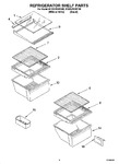 Diagram for 03 - Refrigerator Shelf Parts