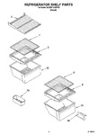 Diagram for 03 - Refrigerator Shelf Parts